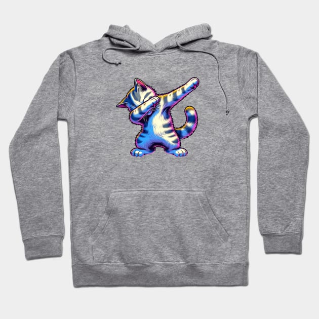 Cute Dabbing Cat Hoodie by Buckeyes0818